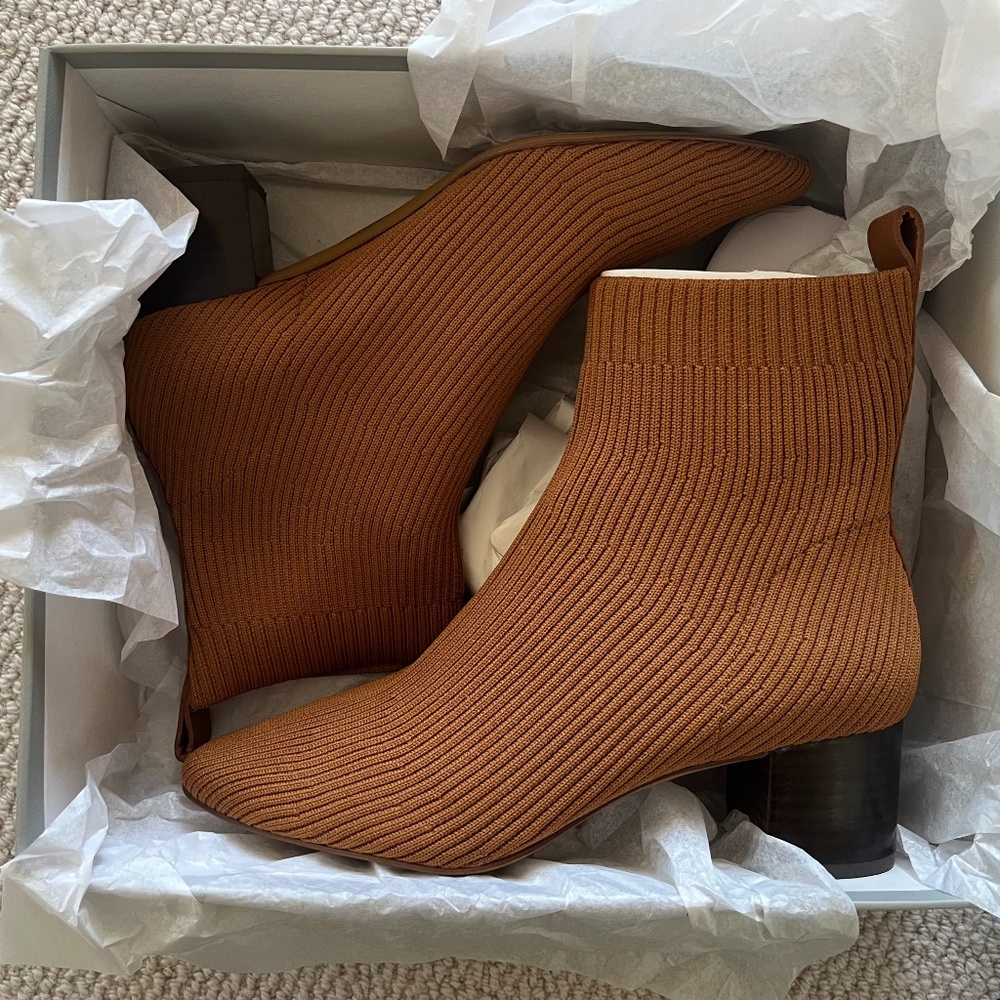 Everlane Glove Boot in ReKnit, Toffee
